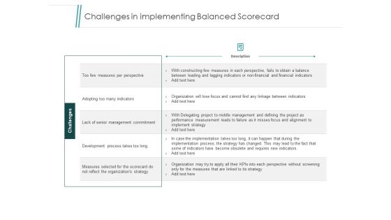 Implementing Balanced Scorecard In Organization Ppt PowerPoint Presentation Complete Deck With Slides