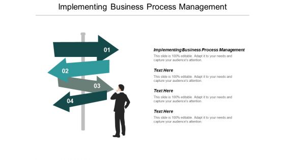 Implementing Business Process Management Ppt PowerPoint Presentation Professional Master Slide Cpb