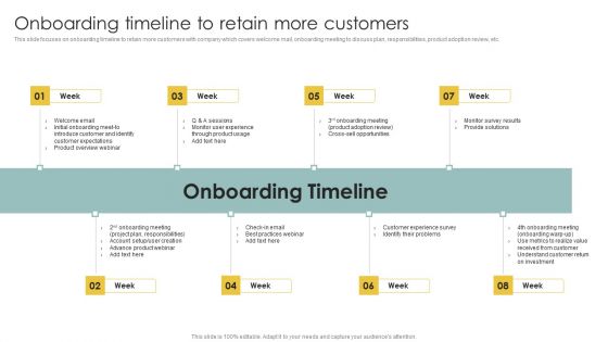 Implementing CRM To Optimize Onboarding Timeline To Retain More Customers Clipart PDF