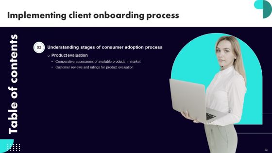 Implementing Client Onboarding Process Ppt PowerPoint Presentation Complete Deck With Slides
