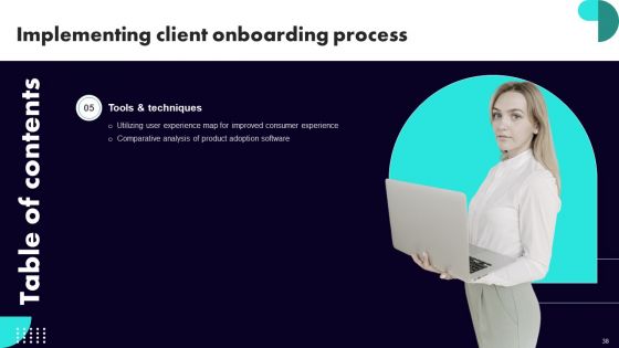 Implementing Client Onboarding Process Ppt PowerPoint Presentation Complete Deck With Slides