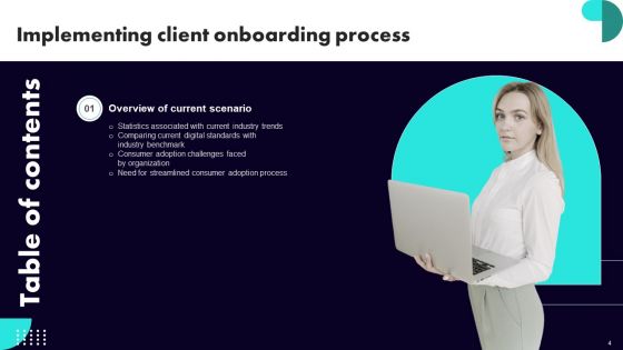 Implementing Client Onboarding Process Ppt PowerPoint Presentation Complete Deck With Slides