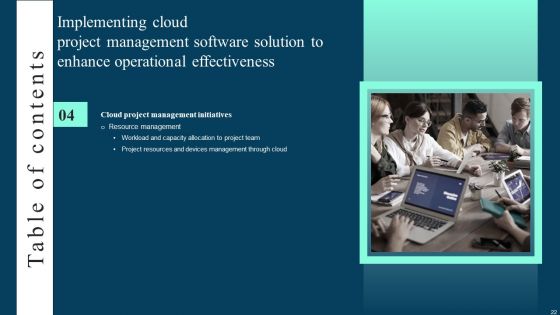 Implementing Cloud Project Management Software Solution To Enhance Operational Effectiveness Complete Deck
