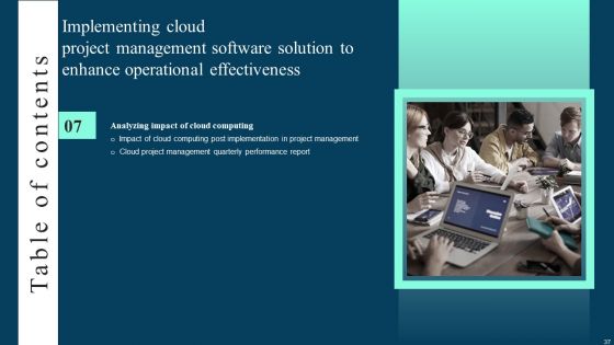Implementing Cloud Project Management Software Solution To Enhance Operational Effectiveness Complete Deck