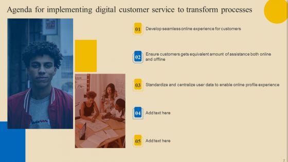 Implementing Digital Customer Service To Transform Processes Ppt PowerPoint Presentation Complete Deck With Slides