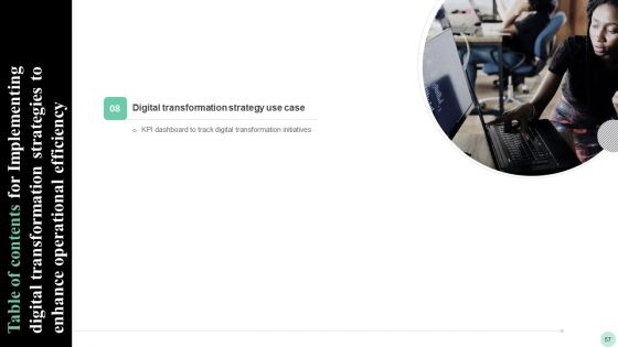 Implementing Digital Transformation Strategies To Enhance Operational Efficiency Ppt PowerPoint Presentation Complete Deck With Slides