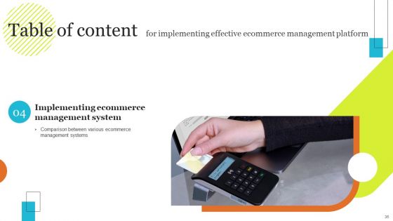 Implementing Effective Ecommerce Managemnet Platform Ppt PowerPoint Presentation Complete Deck With Slides