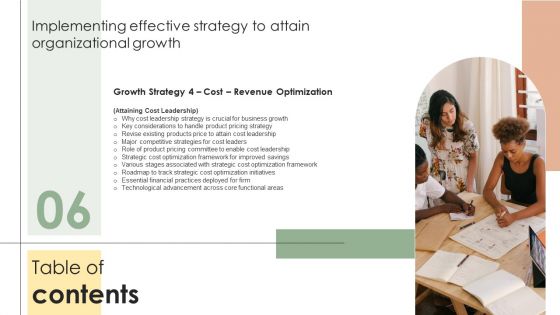 Implementing Effective Strategy To Attain Organizational Growth Ppt PowerPoint Presentation Complete Deck With Slides