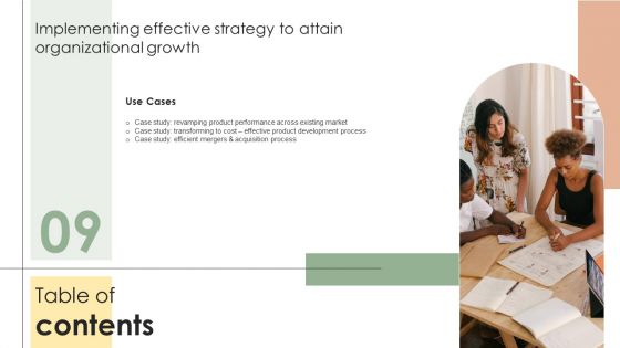 Implementing Effective Strategy To Attain Organizational Growth Ppt PowerPoint Presentation Complete Deck With Slides