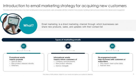 Implementing Email Marketing Strategy To Target Potential Customers Ppt PowerPoint Presentation Complete Deck With Slides