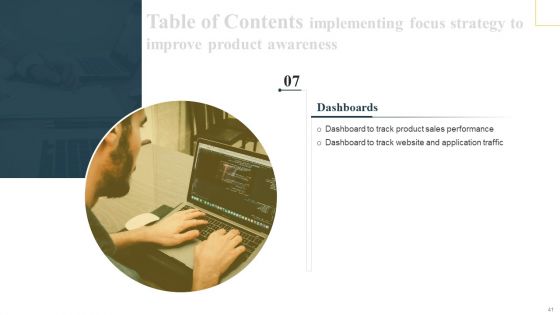 Implementing Focus Strategy To Improve Product Awareness Ppt PowerPoint Presentation Complete Deck With Slides