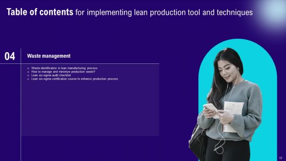 Implementing Lean Production Tool And Techniques Ppt PowerPoint Presentation Complete Deck With Slides