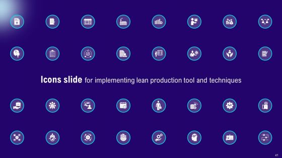 Implementing Lean Production Tool And Techniques Ppt PowerPoint Presentation Complete Deck With Slides