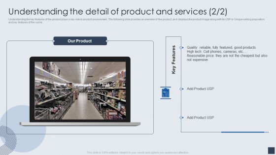 Implementing Marketing Mix Strategy To Enhance Overall Performance Understanding The Detail Of Product And Services Sample PDF
