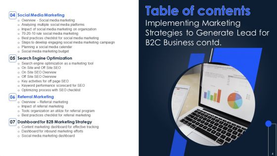 Implementing Marketing Strategies To Generate Lead For B2C Business Ppt PowerPoint Presentation Complete Deck With Slides