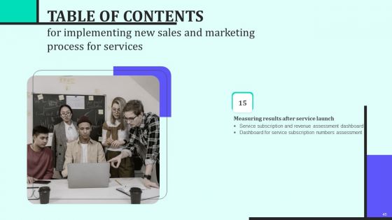 Implementing New Sales And Marketing Process For Services Ppt PowerPoint Presentation Complete Deck With Slides