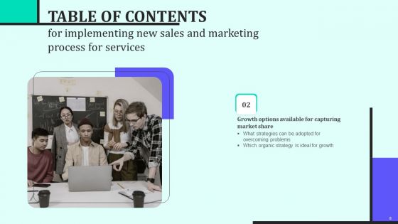 Implementing New Sales And Marketing Process For Services Ppt PowerPoint Presentation Complete Deck With Slides