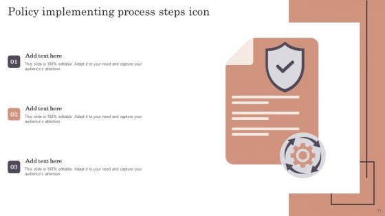 Implementing Process Steps Ppt PowerPoint Presentation Complete Deck With Slides