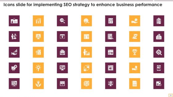 Implementing SEO Strategy To Enhance Business Performance Ppt PowerPoint Presentation Complete With Slides