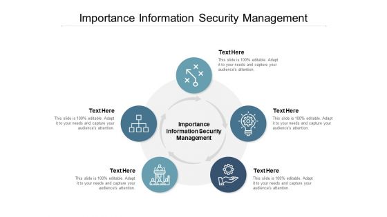 Importance Information Security Management Ppt PowerPoint Presentation Professional Samples