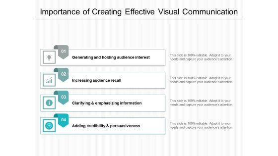 Importance Of Creating Effective Visual Communication Ppt PowerPoint Presentation Gallery Graphics Example PDF