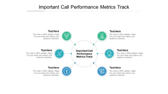 Important Call Performance Metrics Track Ppt PowerPoint Presentation Summary Guide Cpb Pdf