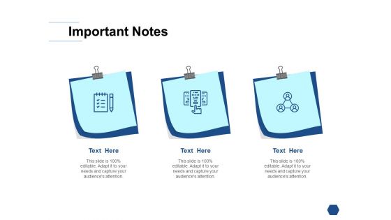 Important Notes Post It Ppt PowerPoint Presentation Model Graphics Tutorials
