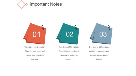 Important Notes Ppt PowerPoint Presentation Backgrounds