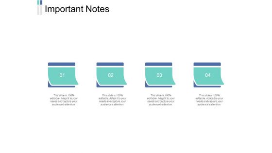 Important Notes Ppt PowerPoint Presentation Icon Shapes