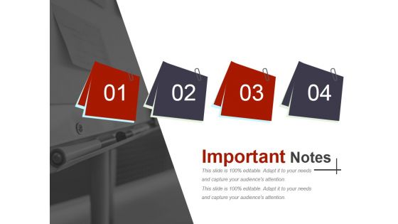 Important Notes Ppt PowerPoint Presentation Portfolio Backgrounds