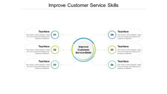 Improve Customer Service Skills Ppt PowerPoint Presentation Icon Background Cpb