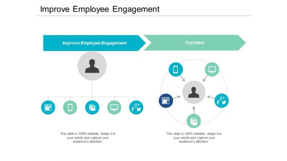Improve Employee Engagement Ppt PowerPoint Presentation Outline Slideshow Cpb Improve Employee Engagement Ppt PowerPoint Presentation Outline Slideshow Cpb