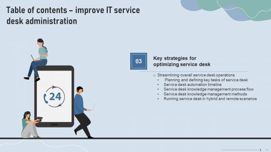 Improve IT Service Desk Administration Ppt PowerPoint Presentation Complete Deck With Slides