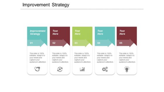 Improvement Strategy Ppt PowerPoint Presentation Outline Inspiration Cpb