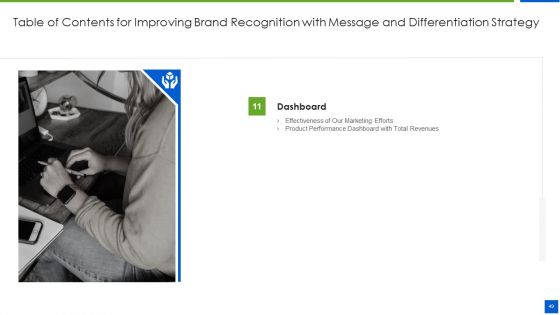 Improving Brand Recognition With Message And Differentiation Strategy Ppt PowerPoint Presentation Complete Deck With Slides