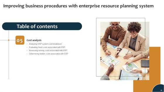 Improving Business Procedures With Enterprise Resource Planning System Ppt PowerPoint Presentation Complete Deck With Slides