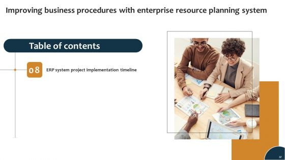 Improving Business Procedures With Enterprise Resource Planning System Ppt PowerPoint Presentation Complete Deck With Slides