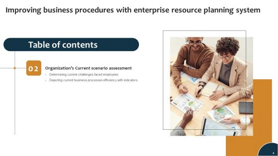 Improving Business Procedures With Enterprise Resource Planning System Ppt PowerPoint Presentation Complete Deck With Slides