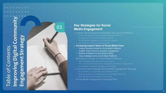 Improving Digital Community Engagement Strategy Ppt PowerPoint Presentation Complete With Slides