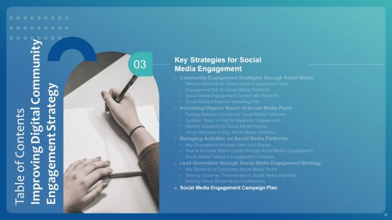 Improving Digital Community Engagement Strategy Ppt PowerPoint Presentation Complete With Slides
