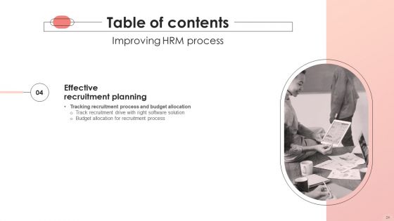 Improving HRM Process Ppt PowerPoint Presentation Complete Deck With Slides