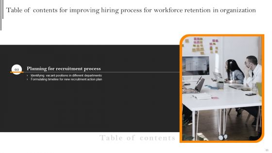 Improving Hiring Process For Workforce Retention In Organization Ppt PowerPoint Presentation Complete With Slides