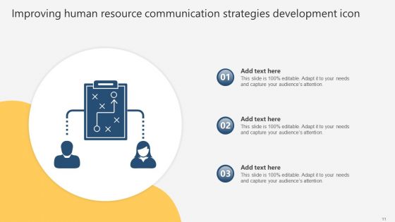 Improving Human Resources Communication Ppt PowerPoint Presentation Complete Deck With Slides