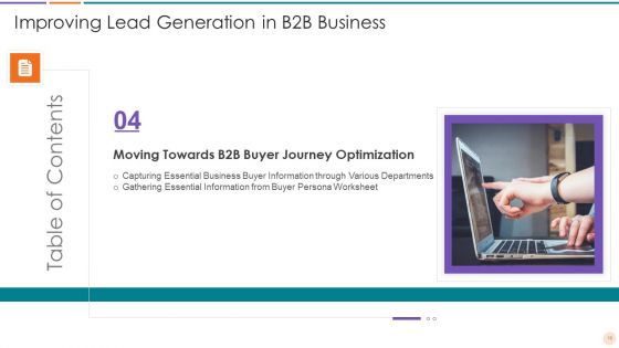 Improving Lead Generation In B2B Business Ppt PowerPoint Presentation Complete Deck With Slides