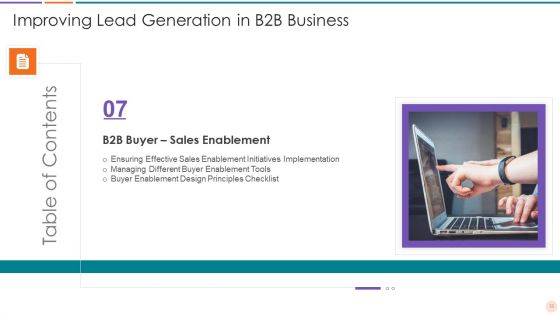 Improving Lead Generation In B2B Business Ppt PowerPoint Presentation Complete Deck With Slides