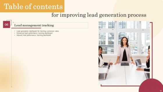 Improving Lead Generation Process Ppt PowerPoint Presentation Complete Deck With Slides