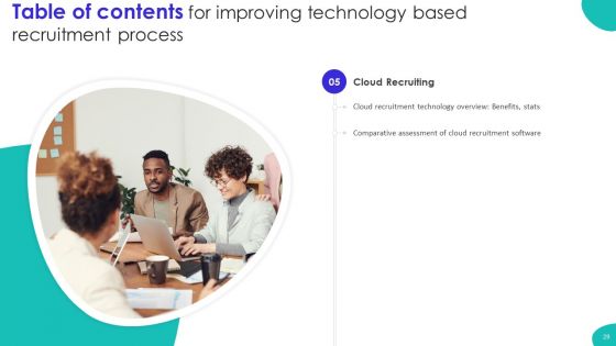 Improving Technology Based Recruitment Process Ppt PowerPoint Presentation Complete Deck With Slides