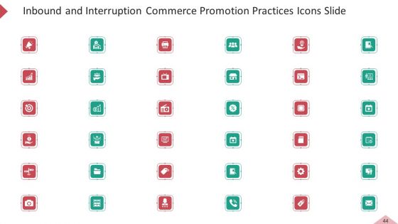 Inbound And Interruption Commerce Promotion Practices Ppt PowerPoint Presentation Complete Deck With Slides