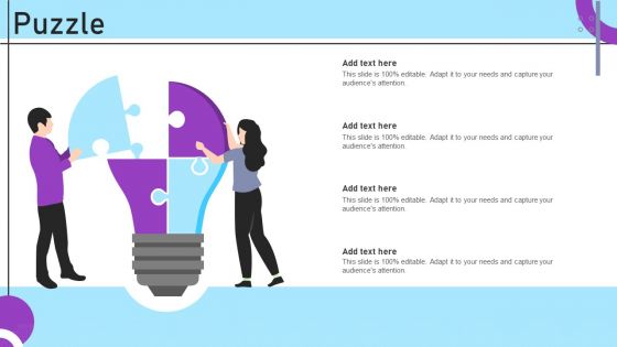 Inbound And Outbound Marketing Tactics For Start Ups To Drive Business Growth Puzzle Themes PDF