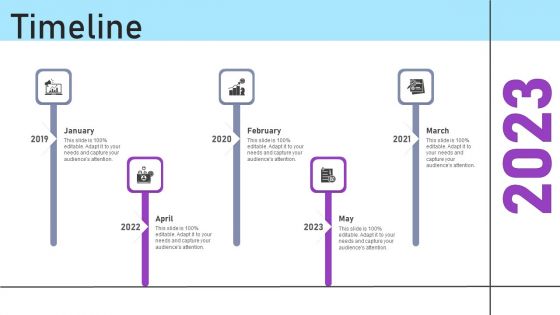 Inbound And Outbound Marketing Tactics For Start Ups To Drive Business Growth Timeline Slides PDF